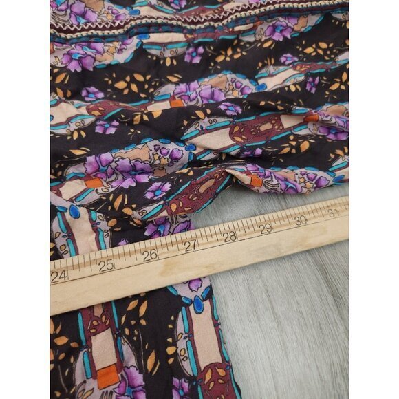 Johnny‎ Was Rocco Blouson Peasant Boho Long Sleeve Shirt SizeLarge - Picture 7 of 9